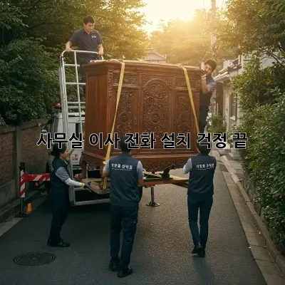 사무실 이사? 전화 설치 걱정 끝! 💯