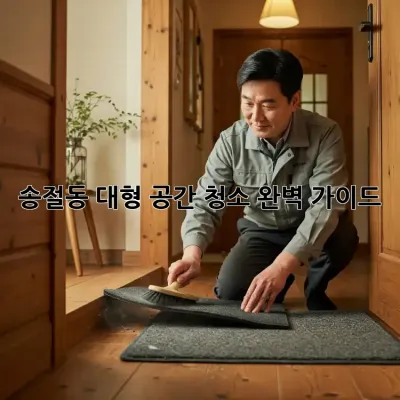 송절동 대형 공간 청소🧹 완벽 가이드 ✨