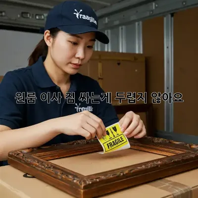 원룸 이사, 짐 싸는게 두렵지 않아요!