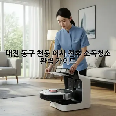 대전 동구 천동 이사 전후 소독청소 완벽 가이드