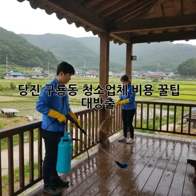 당진 구룡동 청소업체 비용 꿀팁🍯 대방출!